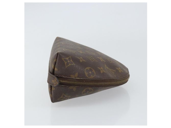 LOUIS VUITTON Pochette Cosmetica Demi Ronde Monogram M47520 LV Auth 157606 Monogramma - vista 3