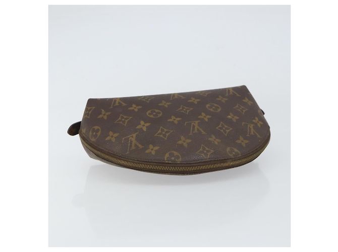 LOUIS VUITTON Pochette Cosmetica Demi Ronde Monogram M47520 LV Auth 157606 Monogramma - vista 5