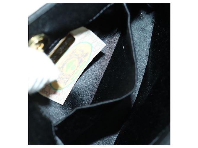 Autre Marque BORSO A MANO INTRECCIATO BOTTEGA VENETA Satin Nero Oro Auth ki6189 D'oro - vista 19