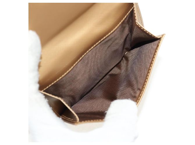Portafoglio in pelle Gancini Salvatore Ferragamo Oro Auth am10043V D'oro - vista 19