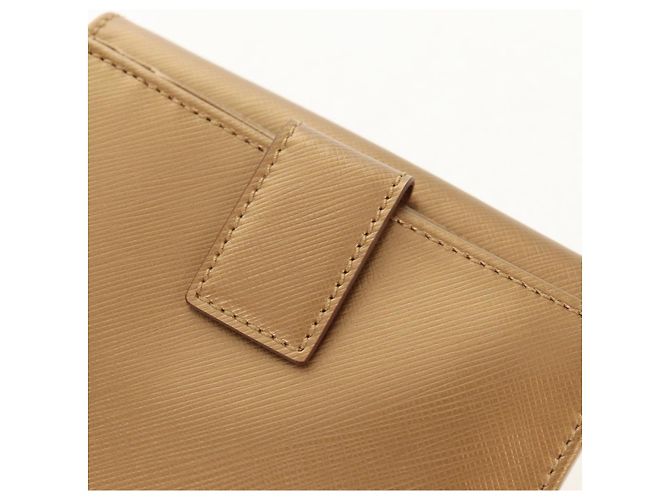 Portafoglio in pelle Gancini Salvatore Ferragamo Oro Auth am10043V D'oro - vista 20