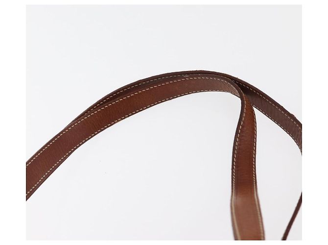 Céline CELINE Macadam Canvas Backpack PVC Leather Brown Auth BA6723 - view 15