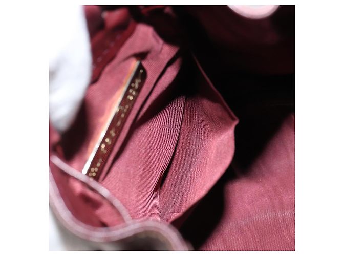 Cartier Bolso de hombro Must Line de cuero burdeos dorado Auth BA7014 - vista 21
