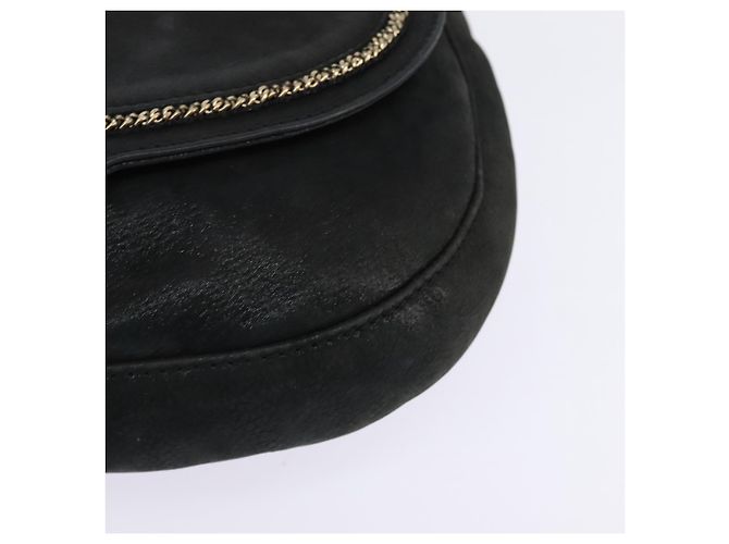 FENDI Schultertasche aus Polyester Schwarz Gold Auth ep11289 Golden - Ansicht 14