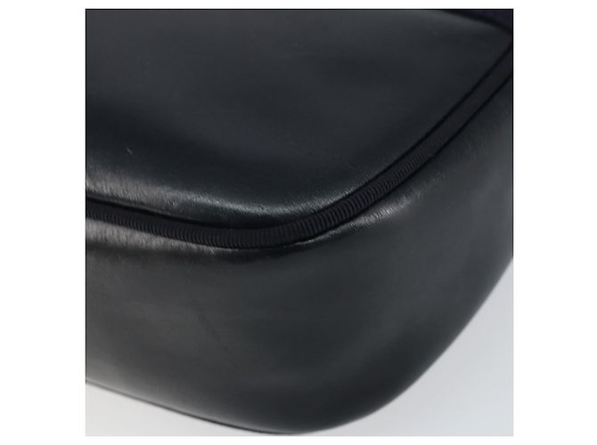 Borsa a Spalla Vala in Pelle Blu Navy e Oro Auth BA7059 di Salvatore Ferragamo D'oro - vista 8