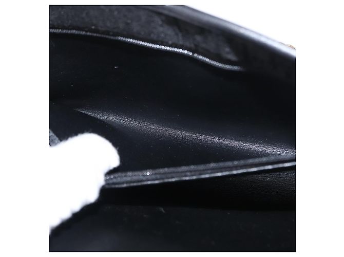 Borsa a spalla in tela Trotter Christian Dior nera e oro Auth BA8649 Nero D'oro - vista 21