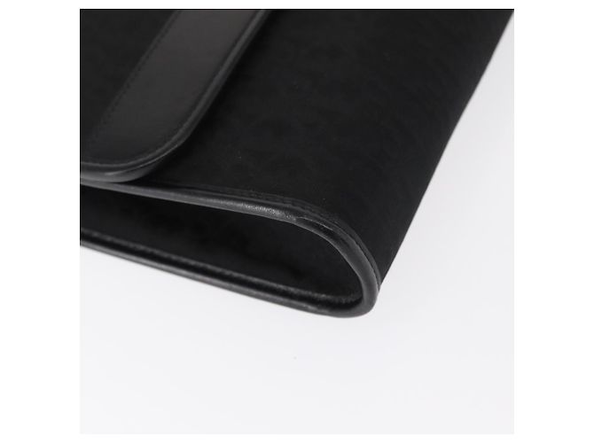 Borsa a spalla in tela Trotter Christian Dior nera e oro Auth BA8649 Nero D'oro - vista 8