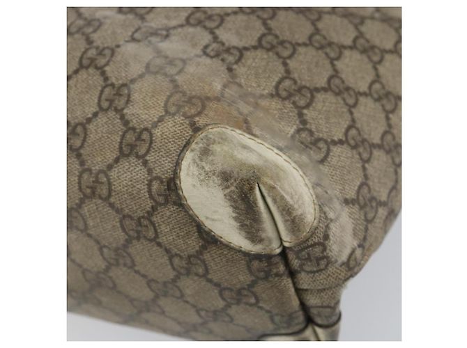 Gucci Borsa Tote GG Supreme in PVC beige 211137 Auth 156914 - vista 15