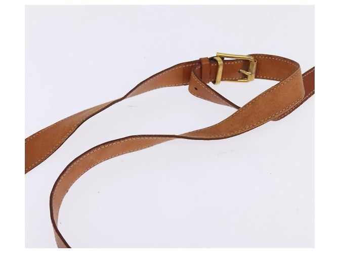 Céline Borsa a spalla circolare in tela Macadam CELINE in pelle PVC marrone oro Auth 147994 D'oro - vista 15