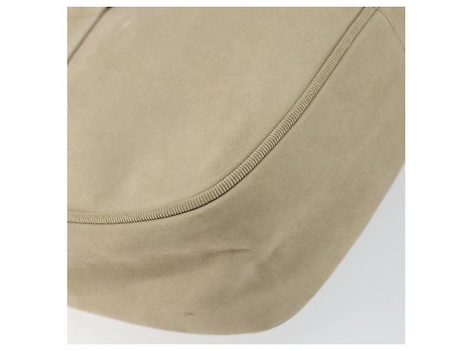 Borsa a Spalla Vala in Camoscio Beige Oro Auth BA7057 di Salvatore Ferragamo D'oro - vista 14
