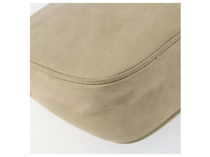 Borsa a Spalla Vala in Camoscio Beige Oro Auth BA7057 di Salvatore Ferragamo D'oro - vista 16