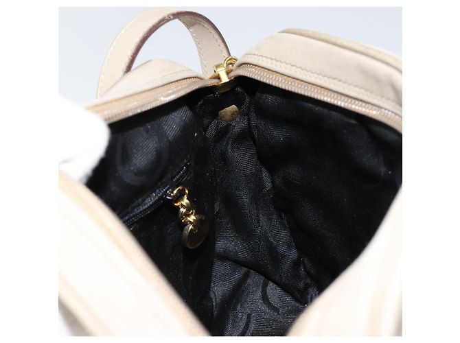 Borsa a Spalla Vala in Camoscio Beige Oro Auth BA7057 di Salvatore Ferragamo D'oro - vista 19