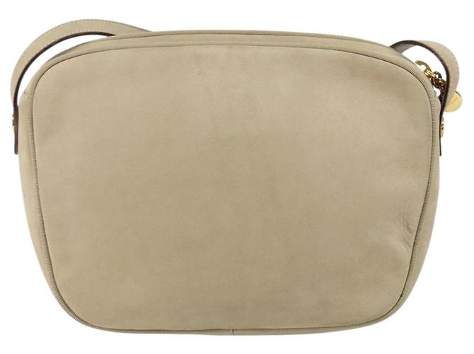 Borsa a Spalla Vala in Camoscio Beige Oro Auth BA7057 di Salvatore Ferragamo D'oro - vista 2