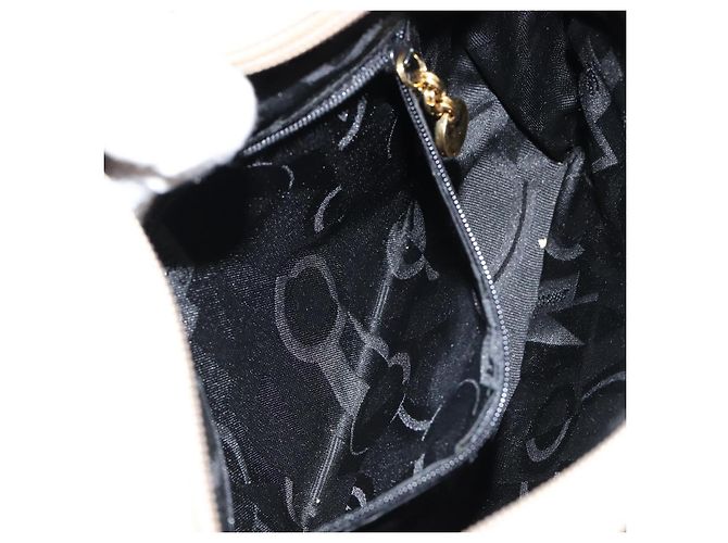 Borsa a Spalla Vala in Camoscio Beige Oro Auth BA7057 di Salvatore Ferragamo D'oro - vista 21