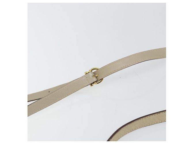 Borsa a Spalla Vala in Camoscio Beige Oro Auth BA7057 di Salvatore Ferragamo D'oro - vista 8
