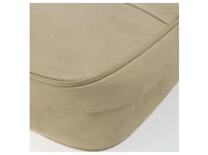 Borsa a Spalla Vala in Camoscio Beige Oro Auth BA7057 di Salvatore Ferragamo D'oro - vista 9