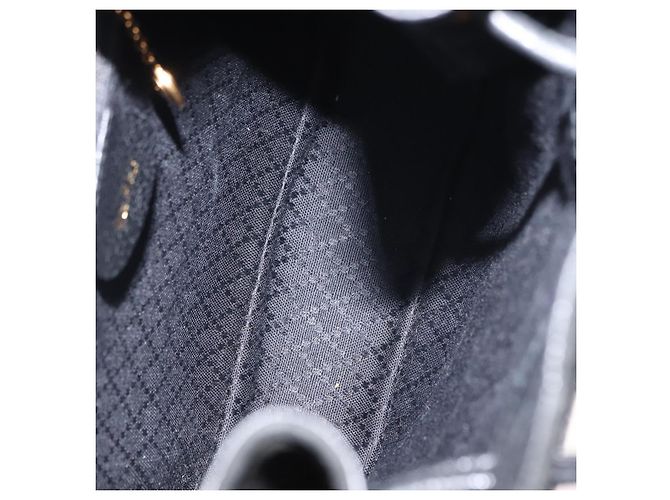 Zaino in pelle scamosciata nera GUCCI Bamboo Auth BA6791 Nero - vista 11