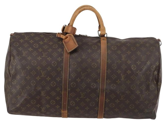 LOUIS VUITTON Borsa Boston Monogram Keepall 60 M41422 LV Auth 145183 Monogramma - vista 13