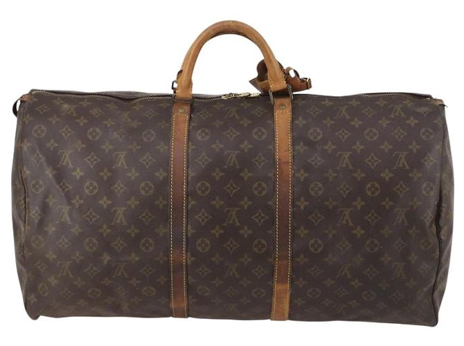 LOUIS VUITTON Borsa Boston Monogram Keepall 60 M41422 LV Auth 145183 Monogramma - vista 2