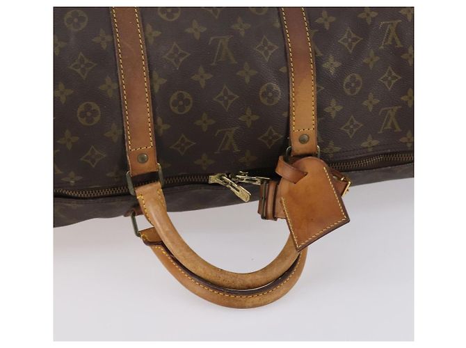 LOUIS VUITTON Borsa Boston Monogram Keepall 60 M41422 LV Auth 145183 Monogramma - vista 7