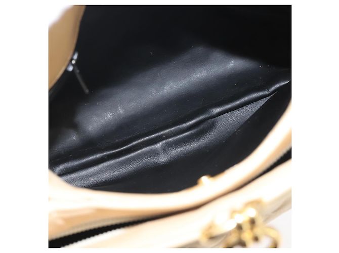 BALLY Borsa a Spalla in Pelle Beige Oro Auth 143330 D'oro - vista 11