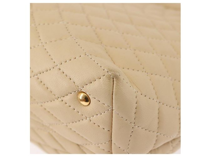 BALLY Borsa a Spalla in Pelle Beige Oro Auth 143330 D'oro - vista 16