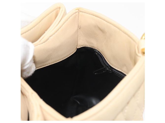BALLY Borsa a Spalla in Pelle Beige Oro Auth 143330 D'oro - vista 20