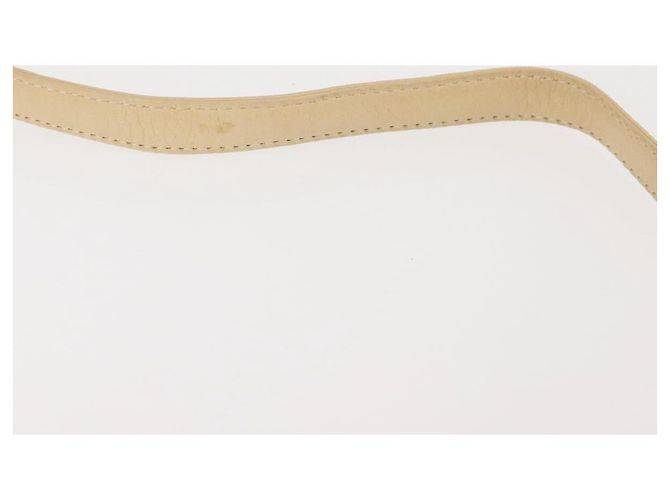 BALLY Borsa a Spalla in Pelle Beige Oro Auth 143330 D'oro - vista 8