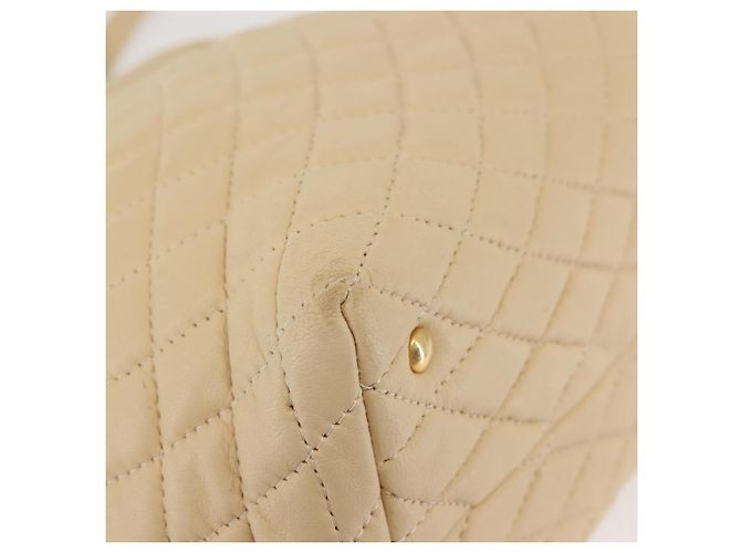 BALLY Borsa a Spalla in Pelle Beige Oro Auth 143330 D'oro - vista 9