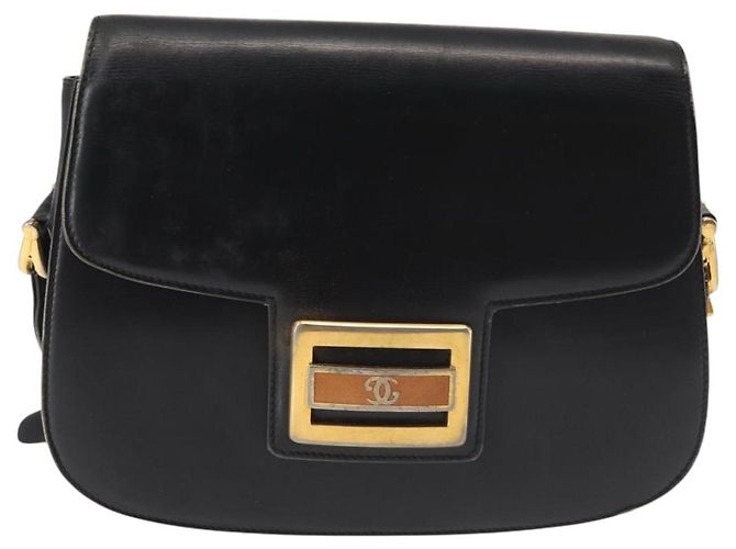 Borsa a Spalla in Pelle Blu Navy Oro Auth BA6320 di GUCCI D'oro - vista 13