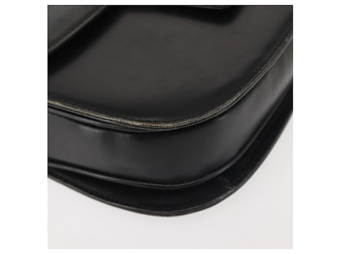 Borsa a Spalla in Pelle Blu Navy Oro Auth BA6320 di GUCCI D'oro - vista 15