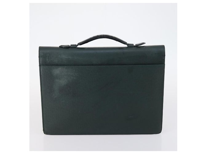 LOUIS VUITTON Borsa a Mano Monogram Taiga 2Set Verde LV Auth bs29562 Monogramma - vista 11
