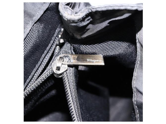 Borsa a mano Vala in pelle nera e oro Auth BA5683 di Salvatore Ferragamo Nero D'oro - vista 11
