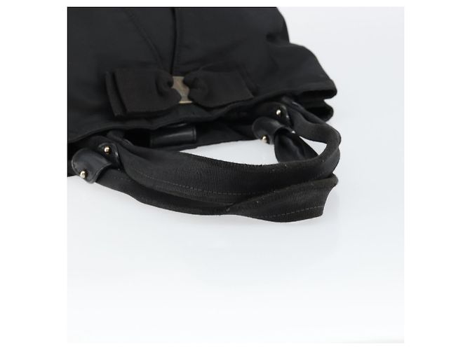 Borsa a mano Vala in pelle nera e oro Auth BA5683 di Salvatore Ferragamo Nero D'oro - vista 7