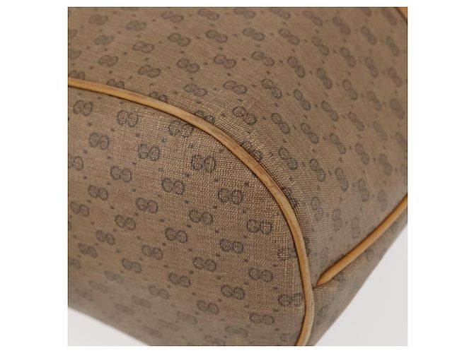 Gucci Borsa a Spalla Micro GG Supreme PVC Beige Oro 001 904 0791 Auth BA6122 D'oro - vista 15