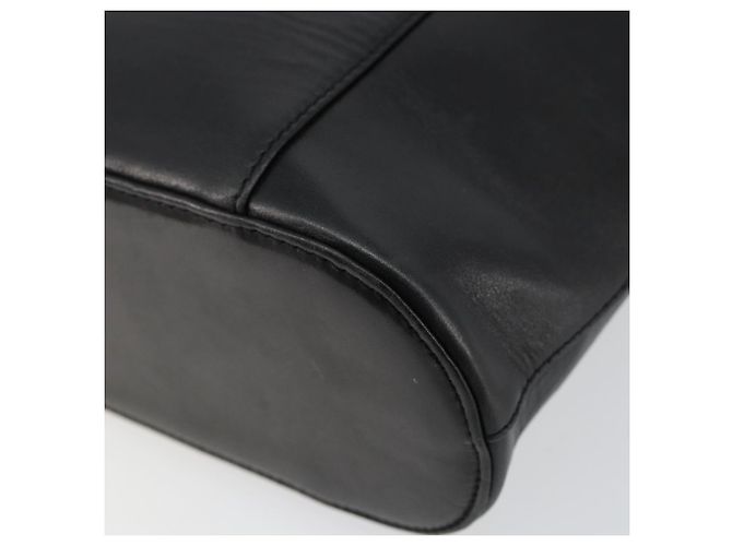 Borsa a mano Gianni Versace in pelle nera e oro Auth BA6268 Nero D'oro - vista 9