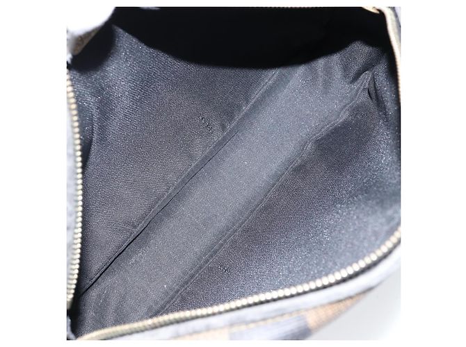 Pequin FENDI Pecan Canvas Schultertasche PVC Schwarz Braun Gold Auth hk2973 Golden - Ansicht 11
