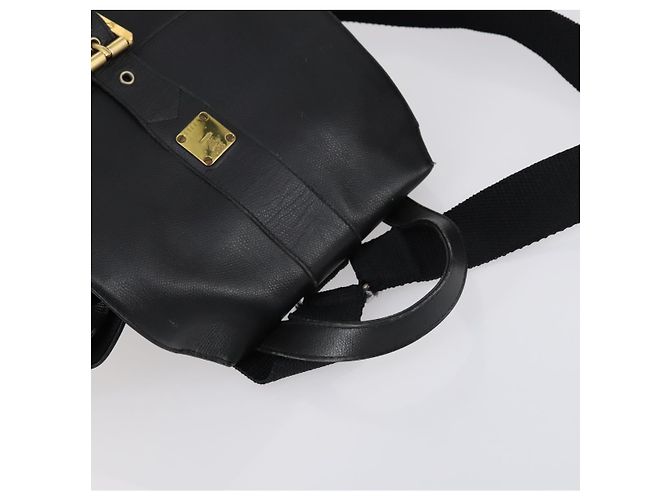 MCM Vicetos Logogram Rucksack Leder Nylon 2Set Braun Schwarz Auth bs29265 - Ansicht 5