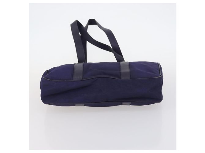 Bolsa Salvatore Ferragamo em couro e lona 4 peças bege preto marinho Auth bs29564 Azul marinho - vista 10