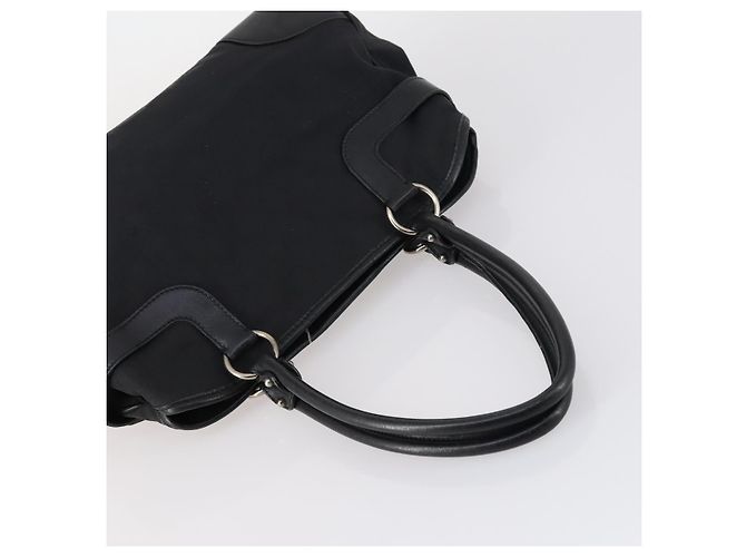 Bolsa Salvatore Ferragamo em couro e lona 4 peças bege preto marinho Auth bs29564 Azul marinho - vista 14