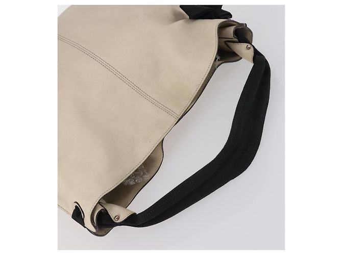Bolsa Salvatore Ferragamo em couro e lona 4 peças bege preto marinho Auth bs29564 Azul marinho - vista 19
