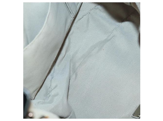 Bolsa Salvatore Ferragamo em couro e lona 4 peças bege preto marinho Auth bs29564 Azul marinho - vista 21