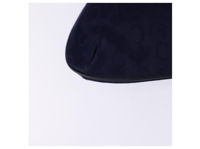 Céline Borsa a mano Celine C Sulky in tela blu navy Auth BA6229 - vista 15