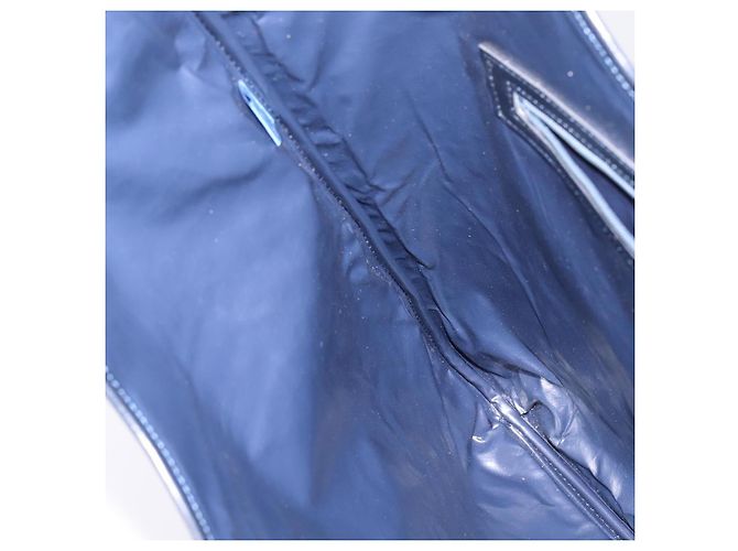 Céline Borsa a mano Celine C Sulky in tela blu navy Auth BA6229 - vista 18