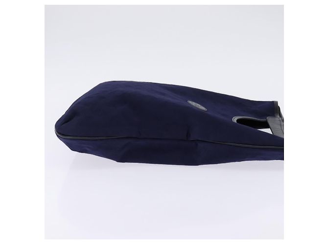 Céline Borsa a mano Celine C Sulky in tela blu navy Auth BA6229 - vista 4