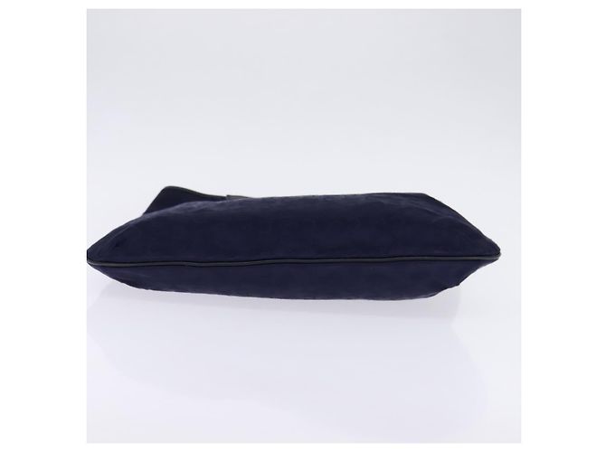 Céline Borsa a mano Celine C Sulky in tela blu navy Auth BA6229 - vista 5