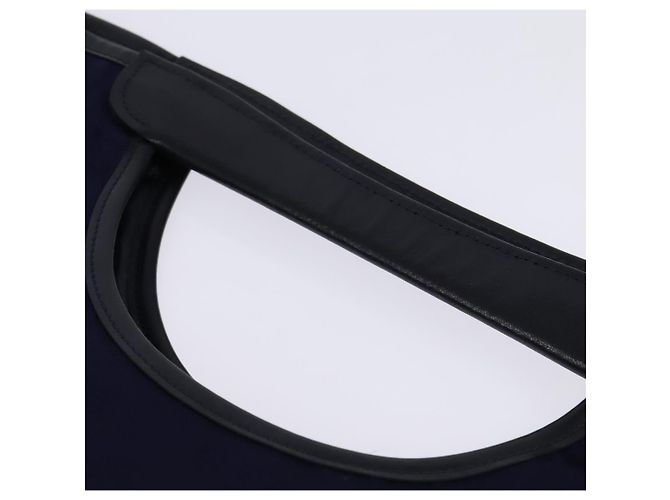 Céline Borsa a mano Celine C Sulky in tela blu navy Auth BA6229 - vista 8