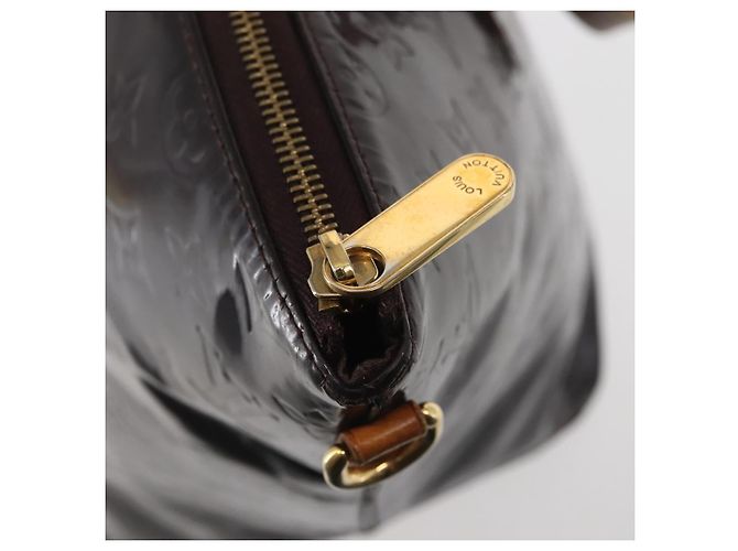 LOUIS VUITTON Borsa Tote Bellevue GM Monogram Vernis Amarante M93589 Auth BA6431 Bordò - vista 10