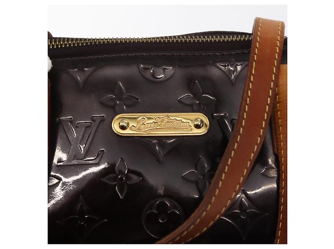 LOUIS VUITTON Borsa Tote Bellevue GM Monogram Vernis Amarante M93589 Auth BA6431 Bordò - vista 18
