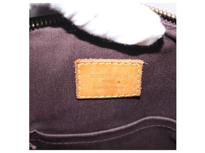 LOUIS VUITTON Borsa Tote Bellevue GM Monogram Vernis Amarante M93589 Auth BA6431 Bordò - vista 19
